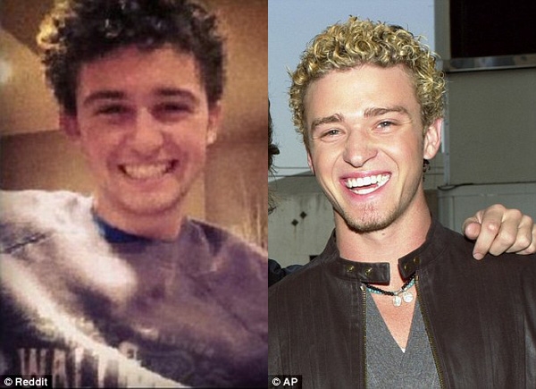 Thanh niên giống hệt Justin Timberlake hồi còn hoạt động trong 'N SYNC.