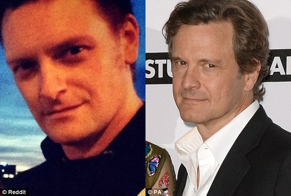 Sự tương đồng đến kì lạ của một người đàn ông không nổi tiếng và tài tử Colin Firth.