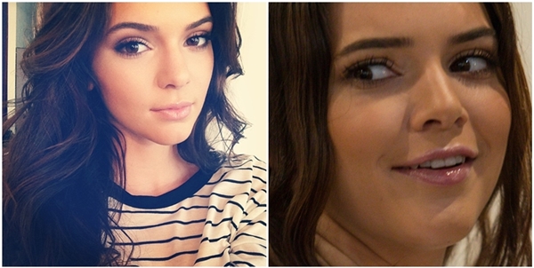 Hãy học theo Kendall cách chọn góc chụp tốt để có gương mặt V-line đúng chuẩn.