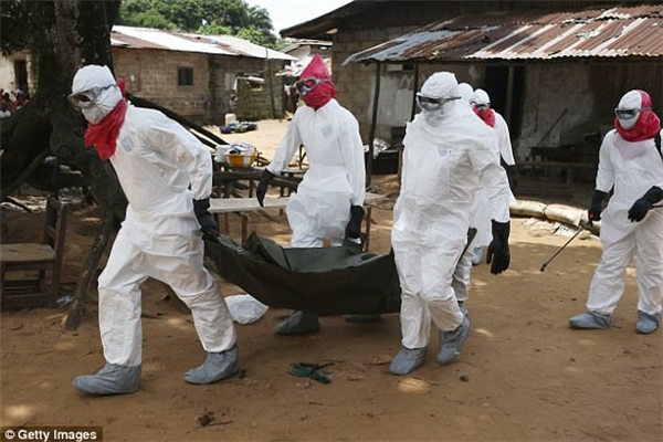 Các nhân viên y tế trong công cuộc ngăn chặn sự lây lan của dịch Ebola