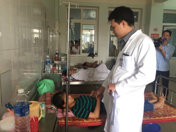 Hiện Q. vẫn đang nằm điều trị tại Bệnh viện Đa khoa tỉnh Quảng Trị. (Ảnh: Internet)
