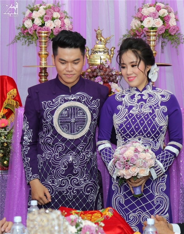 Lê Phương và chồng trẻ Trung Kiên trong đám cưới tại Trà Vinh. - Tin sao Viet - Tin tuc sao Viet - Scandal sao Viet - Tin tuc cua Sao - Tin cua Sao