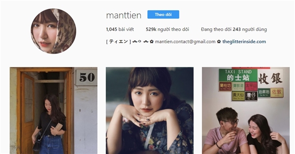 
Instagram với tông màu pastel kẹo ngọt của Mẫn Tiên