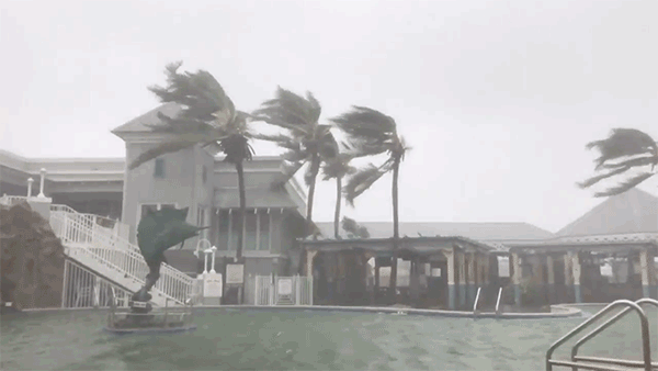 Những hình ảnh khủng khiếp cho thấy Miami tan hoang sau khi bị siêu bão Irma tấn công