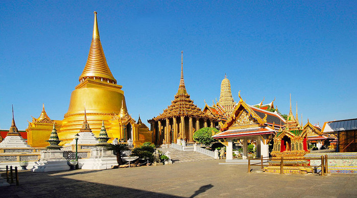 Những ngôi chùa vàng lộng lẫy ở Thái Lan.