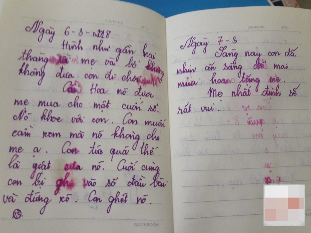 CĐM ngẩn người khi thấy mình đâu đó trong quyển nhật ký của em gái lớp 5 cô đơn đến mức bỏ nhà đi