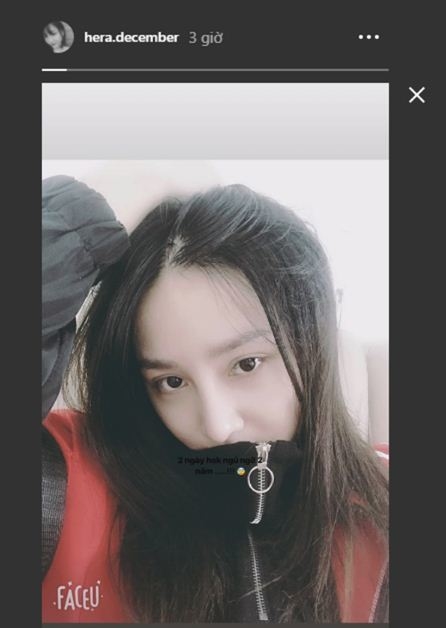 
Hình ảnh mới nhất cô nàng đăng tải sau phẫu thuật.