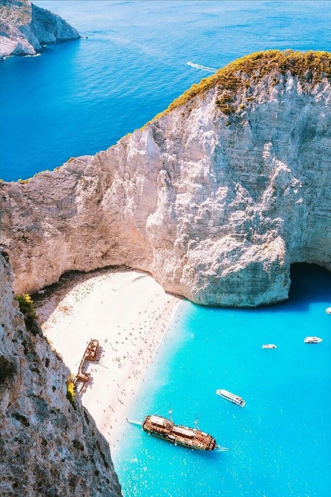 Đảo Zakynthos xinh đẹp rực rỡ ở Hy Lạp.