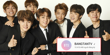 Dù chỉ là kênh YouTube chia sẻ hậu trường của BTS nhưng cũng đạt được thành tích "khủng" này Dù chỉ là kênh YouTube chia sẻ hậu trường của BTS nhưng cũng đạt được thành tích "khủng" này