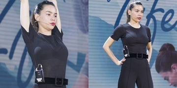 Hồ Ngọc Hà diện áo mỏng tanh lộ nội y, tập dợt trước ngày diễn ra sự kiện Hồ Ngọc Hà diện áo mỏng tanh lộ nội y, tập dợt trước ngày diễn ra sự kiện