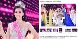 Đến truyền thông và netizen xứ Trung cũng phát cuồng nhan sắc của Hoa hậu Trần Tiểu Vy