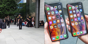 Hàng dài người Việt có mặt tại Apple Store Singapore để chờ mua iPhone Xs Hàng dài người Việt có mặt tại Apple Store Singapore để chờ mua iPhone Xs
