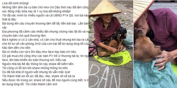 CĐM xôn xao thông tin cụ già khắc khổ, ngồi bán chú chó con ở lề đường chỉ là "lợi dụng lòng tốt" CĐM xôn xao thông tin cụ già khắc khổ, ngồi bán chú chó con ở lề đường chỉ là "lợi dụng lòng tốt"