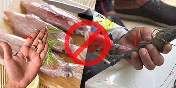 Những bí kíp cho các chị em để tránh mua phải mực "nước", tôm "tạp chất" và cá "ure" Những bí kíp cho các chị em để tránh mua phải mực "nước", tôm "tạp chất" và cá "ure"