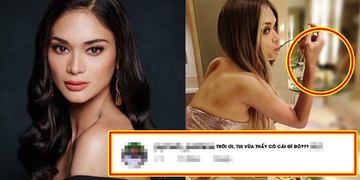 CĐM hoảng hốt phát hiện "điều lạ lùng" của ai đó bỗng xuất hiện trong ảnh của Hoa hậu Hoàn vũ 2015 CĐM hoảng hốt phát hiện "điều lạ lùng" của ai đó bỗng xuất hiện trong ảnh của Hoa hậu Hoàn vũ 2015
