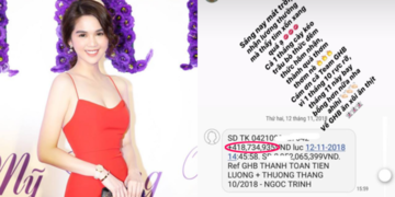 Ngọc Trinh bất ngờ khoe lương tháng 400 triệu vô tình làm lộ số tiền khủng trong tài khoản Ngọc Trinh bất ngờ khoe lương tháng 400 triệu vô tình làm lộ số tiền khủng trong tài khoản
