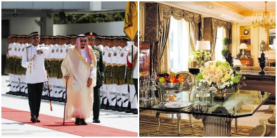Sự xa hoa tột đỉnh của quốc vương Ả Rập Saudi khi đi du lịch