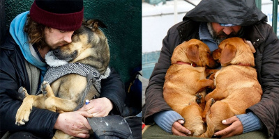 Những hình ảnh "chó không chê chủ nghèo" gây xúc động toàn thế giới