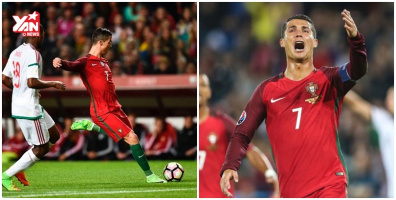 Ronaldo chơi thăng hoa, ghi 2 bàn xé nát lưới Hungary