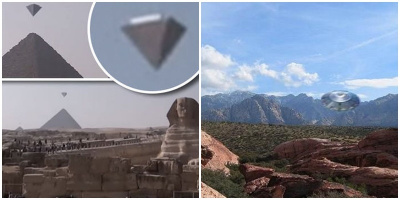 Lộ bằng chứng chân thực về UFO "hoành hành" trên đỉnh kim tự tháp