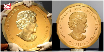Trộm "ôm nhẹ" đồng tiền vàng nặng 100 kg trong bảo tàng