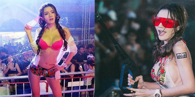 Quá sexy trong lễ hội té nước, mĩ nữ Thái bị "ném đá" dữ dội
