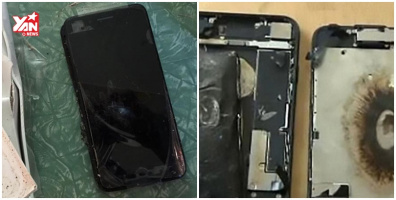 iPhone 7 lại phát nổ trong khi đang cắm sạc