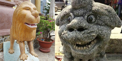 Hội tượng sư tử đá "ngáo" nhất hành tinh lại tụ họp khuấy đảo MXH