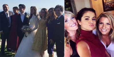 Selena Gomez diện đầm lộng lẫy dự đám cưới "người tình tin đồn"