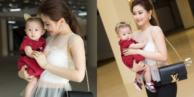 Á hậu Diễm Trang khoe "công chúa" nhỏ đáng yêu ở sự kiện