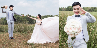 Độc quyền: Trọn bộ ảnh cưới ngọt ngào của Lê Dương Bảo Lâm và bà xã