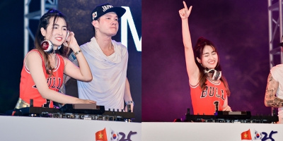 DJ Trang Moon “cháy hết mình” cùng khán giả Hà Nội