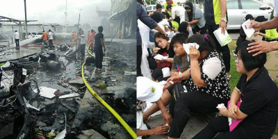Siêu thị Thái Lan bị đặt bom kép, phát nổ làm nhiều người bị thương
