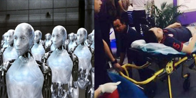 Sốc: kĩ thuật viên bị robot nổi loạn ấn đầu đến chết