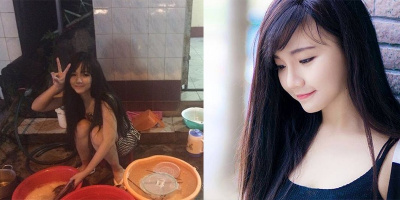 Gái Việt xinh đẹp nổi tiếng trên báo nước ngoài sau bức ảnh rửa chén