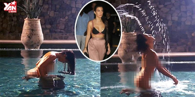 Chị cả U40 nhà Kardashian khoe thân hình nóng bỏng lấn át các em