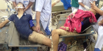 Bắc Giang: Nam thanh niên bị máy nghiền gạch nghiến nát chân phải