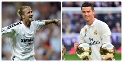 Beckham, Ronaldo và những ngôi sao từng khoác áo Man United và Real Madrid