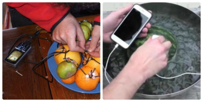 Giải mã sự thật về các clip hướng dẫn dùng trái cây để sạc pin điện thoại