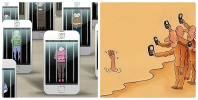 Toát mồ hôi với 15 bức biếm họa về tình trạng lệ thuộc công nghệ của con người