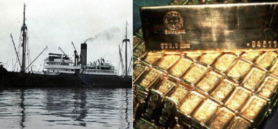 Tìm thấy kho báu bạc tỷ trong xác một con tàu từ Thế chiến 2