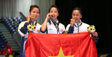 Mãn nhãn với chùm ảnh các cô gái vàng taekwondo Việt Nam đã "gặt được" HCV
