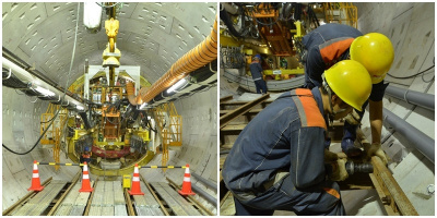 TP.HCM: Ngắm đường hầm metro trong lòng đất đang dần thành hình