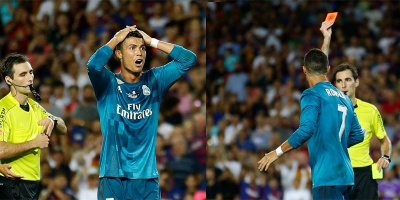 Phản ứng thái quá, Ronaldo có thể bị cấm thi đấu đến 12 trận