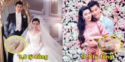 Tiết lộ giá nhẫn cưới "cực khủng" của loạt sao Cbiz, Phạm Băng Băng chưa phải thứ nhất