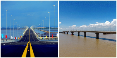 Toàn cảnh cầu vượt biển dài nhất Việt Nam