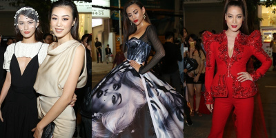 Dàn sao Việt xúng xính váy áo "càn quét" thảm đỏ Chung kết Next Top Model
