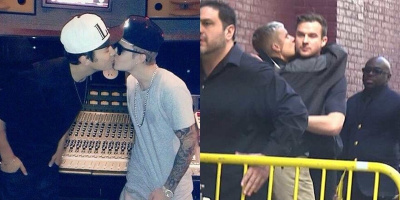 Sự thật về bức ảnh Justin Bieber hôn môi Austin Mahone đắm đuối bỗng gây xôn xao trở lại