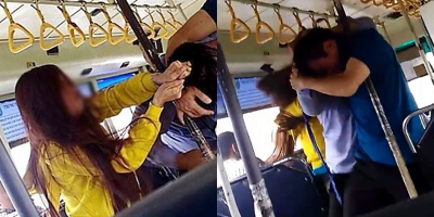 Nhân viên xe buýt đánh nhau với hành khách, nhiều người bỏ chạy khỏi xe