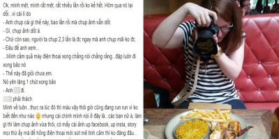 Không chịu nổi cảnh "sống ảo" của bạn gái, chàng trai... đập một phát vỡ luôn điện thoại người yêu